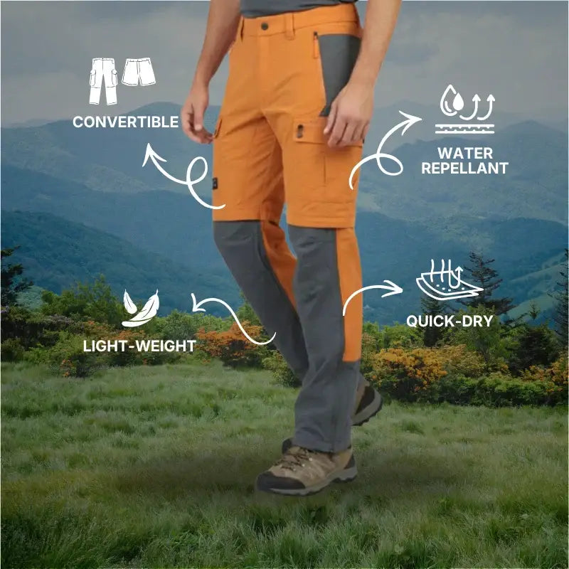 JAG Men’s TerraTrek Convertible 5 Pocket Trekking Pant- Limited Edition - Cargos and Pants