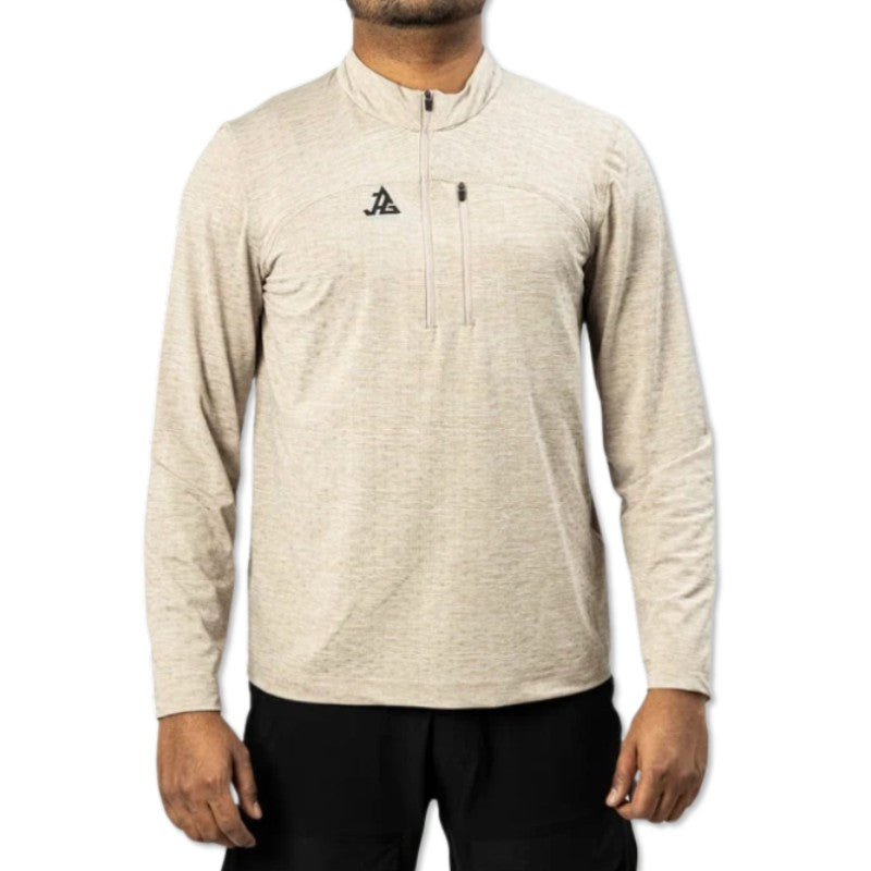 JAG men's UPF 50+ Summit Seeker Series full sleeves T-shirt, navy blue, lightweight fabric with logo on chest, casual outdoor wear