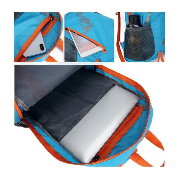 JAG Pack & Go Foldable 18L Daypack Super Compact Design- Pack of 2 - Rucksacks and Backpacks