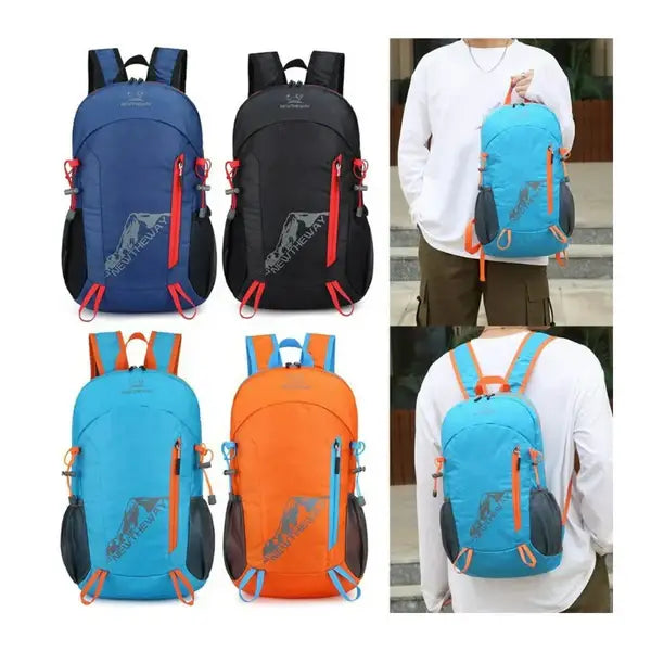 JAG Pack & Go Foldable 18L Daypack Super Compact Design- Pack of 2 - Rucksacks and Backpacks