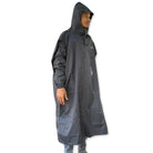 Jag Unisex Himalayan Leopard Pack and Go Foldable Poncho - Jet Black - Rain Jacket