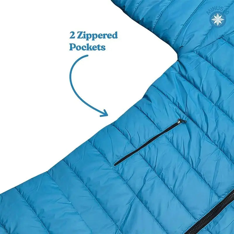 JAG Unisex Shivalik Series ultra-light polyfill jacket with heavy insulation in orange, designed for extreme cold conditions.