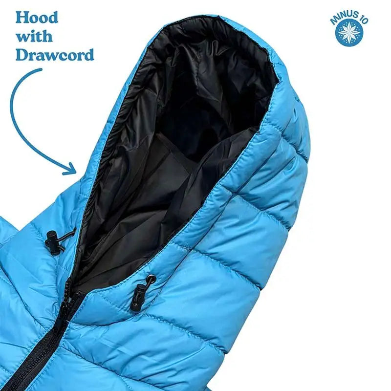 JAG Unisex Shivalik Series ultra-light polyfill jacket with heavy insulation, orange color, designed for extreme cold weather.