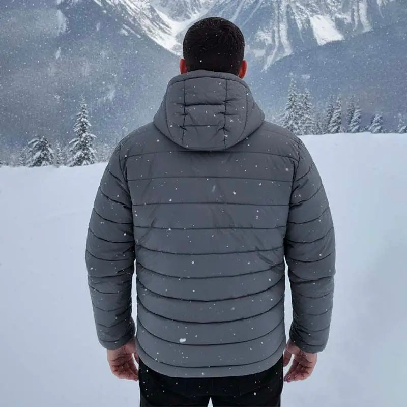 JAG Unisex Shivalik Series ultra-light polyfill jacket with heavy insulation, designed for extreme cold weather.