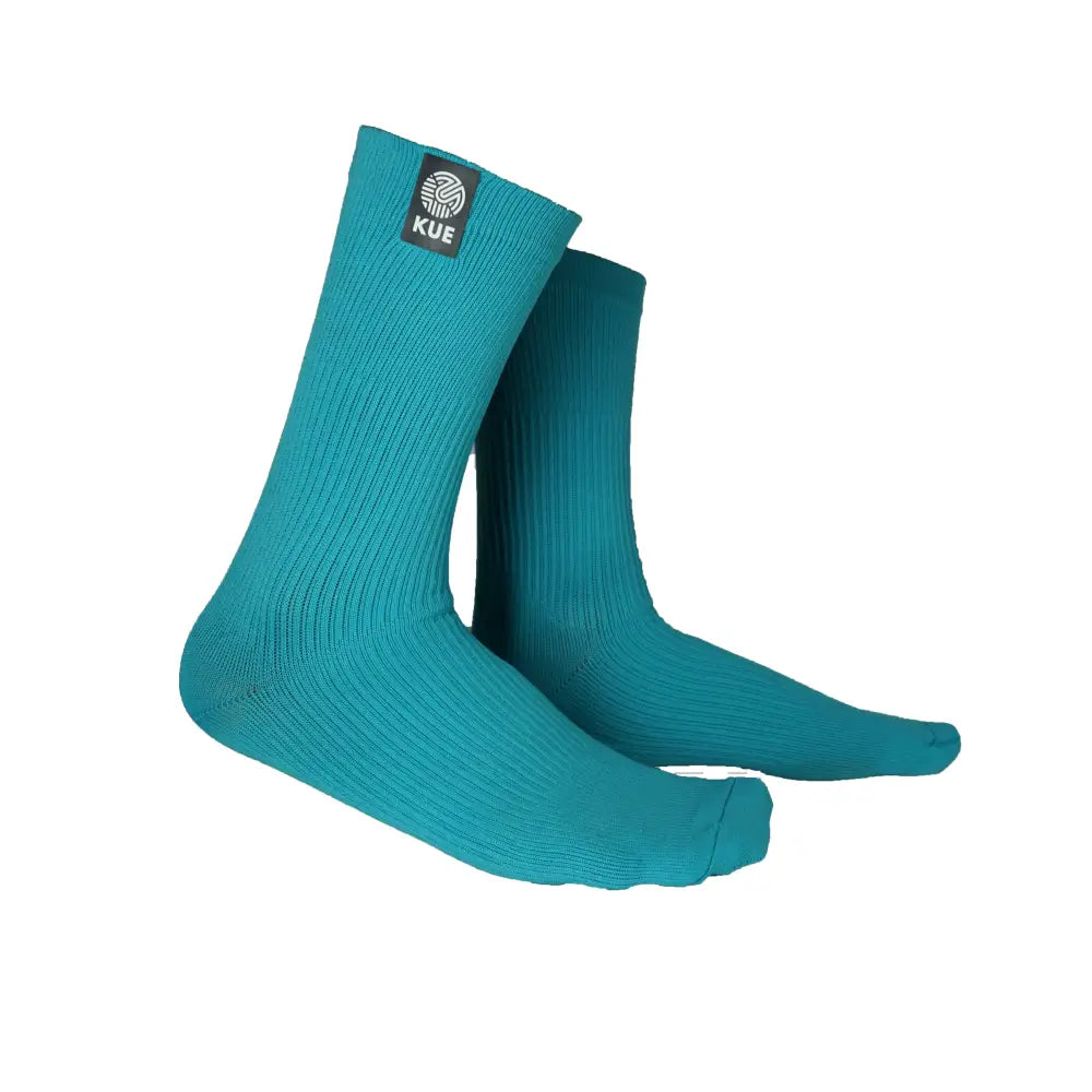 Kue Unisex Odour-Free Sports Crew Socks - Turquiose / S to M - Socks