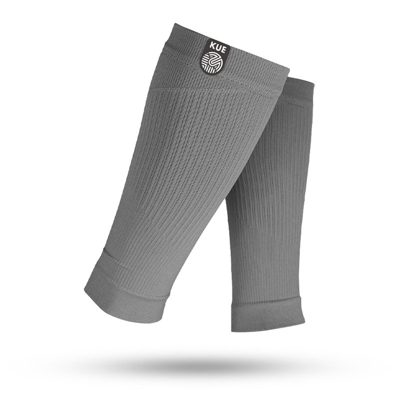 Kue Unisex Sports and Recovery Calf Compression Sleeve - Grey / S to M