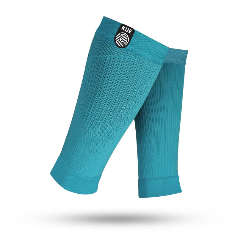 Kue Unisex Sports and Recovery Calf Compression Sleeve - Turquiose / S to M
