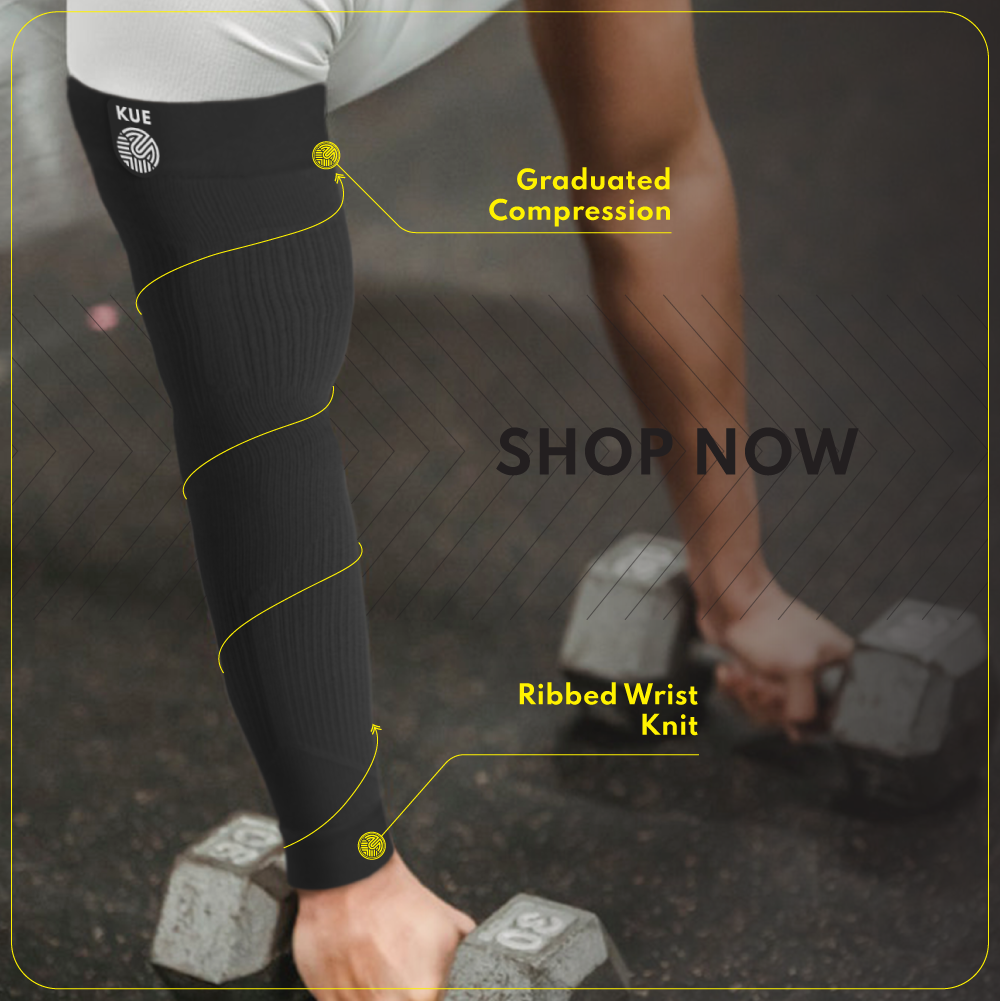 Kue Unisex Sports Arm Compression Sleeve with UV & Sun Protection - Socks