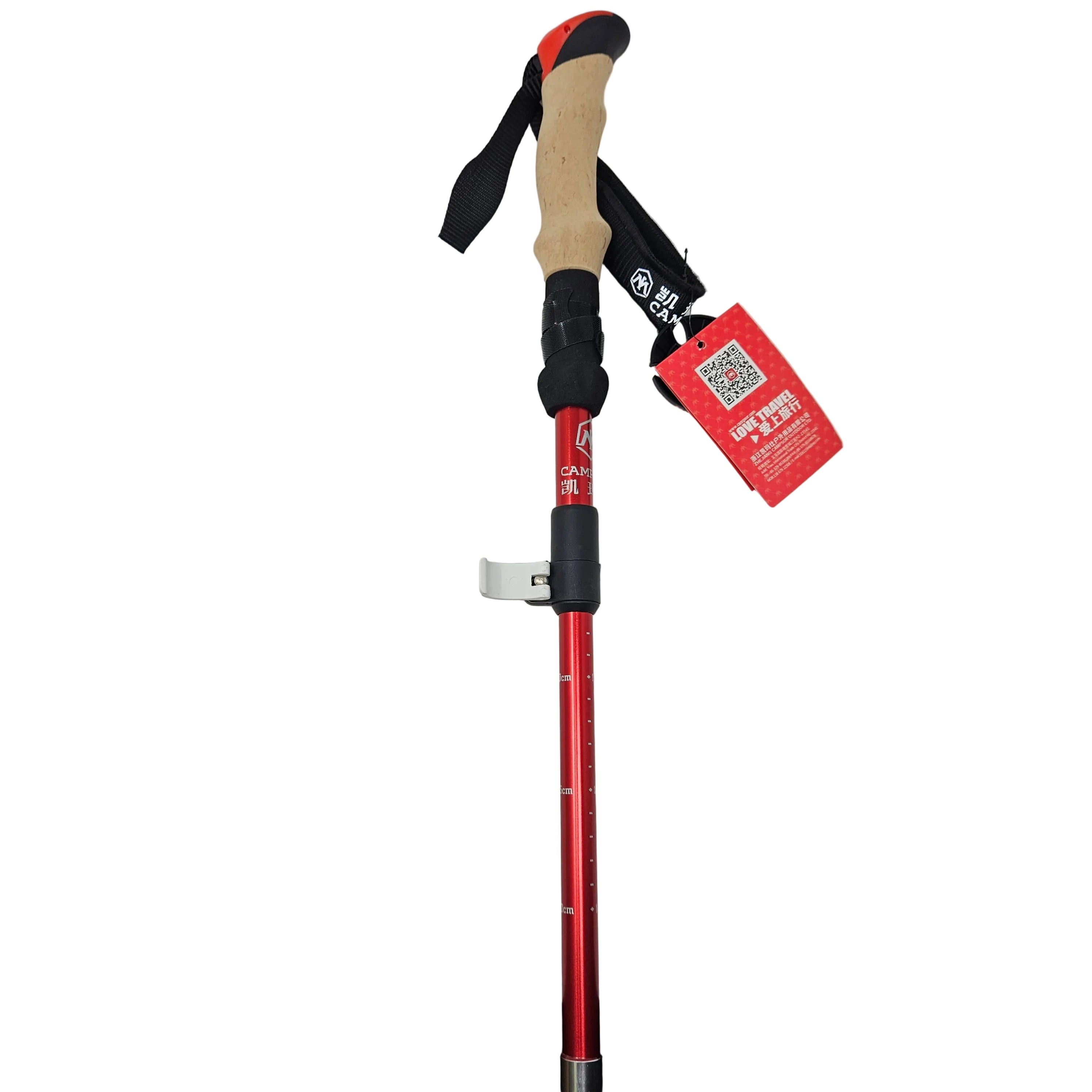 Lammer Foldable Hiking & Trekking Pole with Cork Handle - Trekking Pole