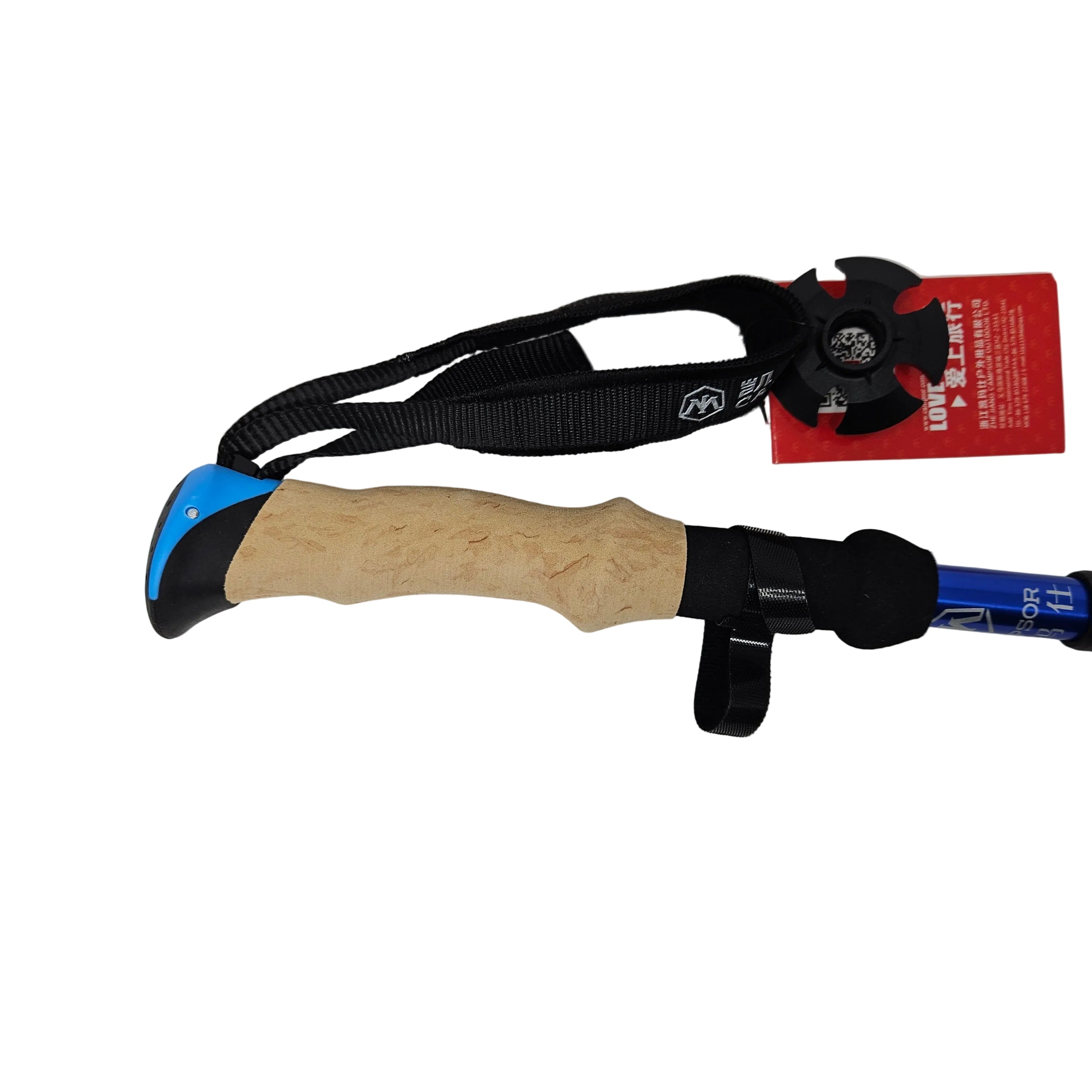 Lammer Foldable Hiking & Trekking Pole with Cork Handle - Trekking Pole