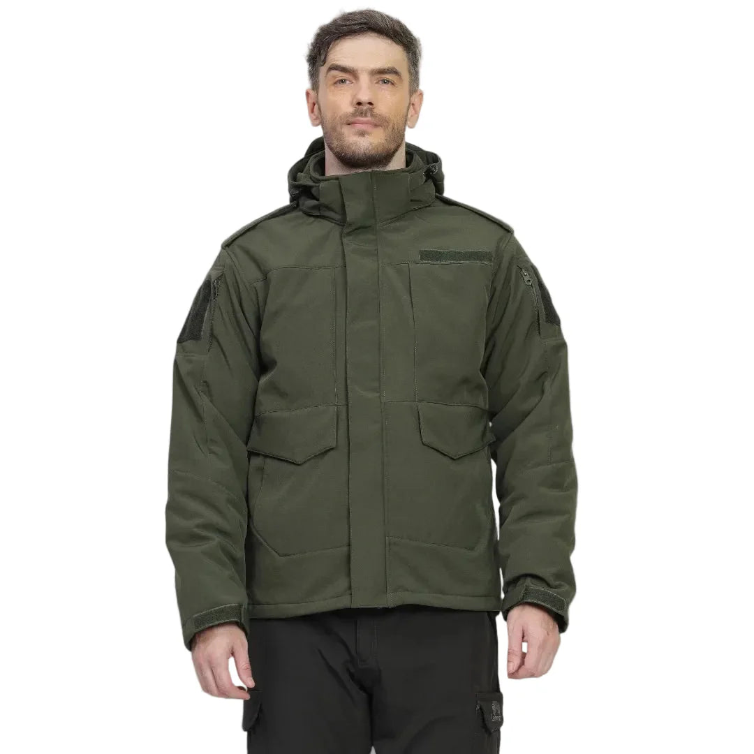 Lammer Men’s 2 in 1 Army Waterproof Down Jacket - Jackets