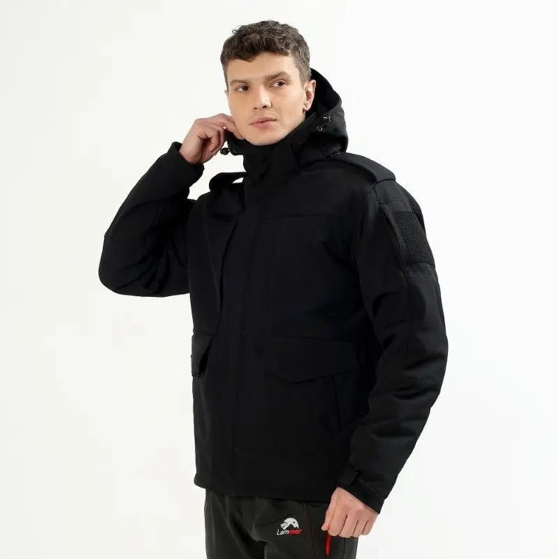 Lammer Men’s 2 in 1 Army Waterproof Down Jacket - Jackets