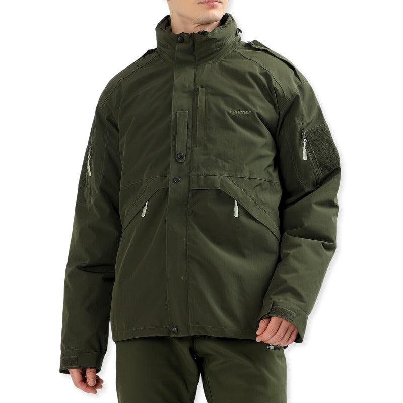 Lammer Men’s 2 in 1 Down Waterproof Jacket - Green / M - Jackets