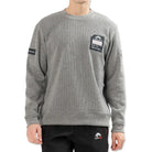 Lammer Men’s Bonded Corduroy with Fleece Lining Sweatshirt - Grey / M - Fleece