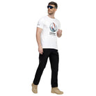 Lammer Men’s Cotton Parachute Printed T-shirt - T-shirt