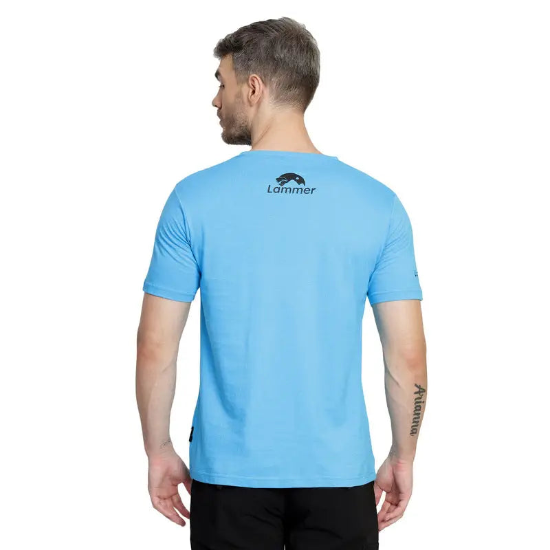 Lammer Men’s Cotton Parachute Printed T-shirt - T-shirt