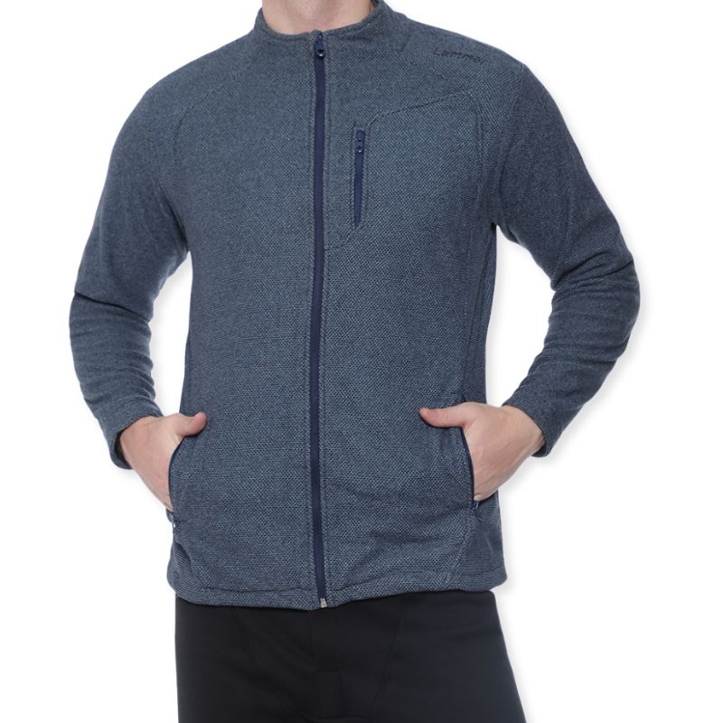 Lammer Men’s Fleece Full Sleeve Jacket - Grey / M - Fleece Jacket