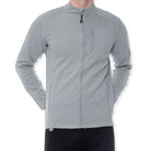 Lammer Men’s Fleece Full Sleeves Jacket - Light Grey / M - Fleece Jacket