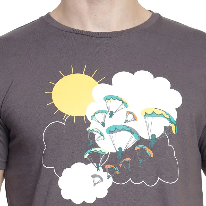 Lammer Men’s Fly Cotton Printed T-shirt - T-shirt