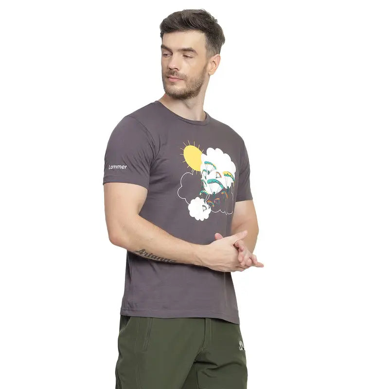 Lammer Men’s Fly Cotton Printed T-shirt - T-shirt