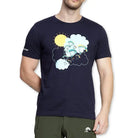 Lammer Men’s Fly Cotton Printed T-shirt - Navy / S - T-shirt