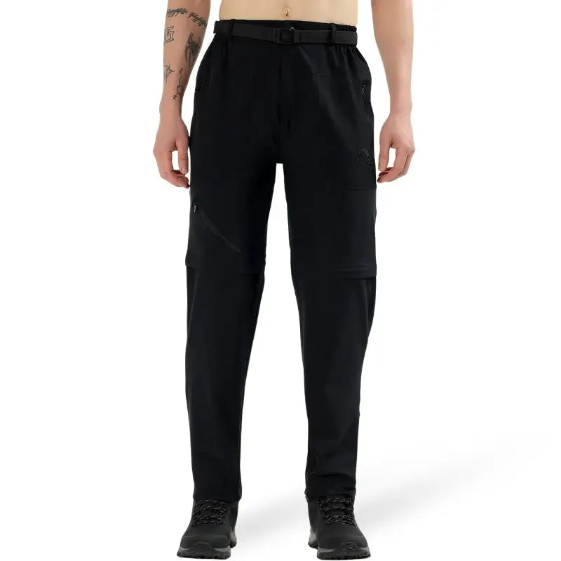 Lammer Men’s Four-Way Nylon Convertible Cargo Pants - Black / M - Cargos and Pants