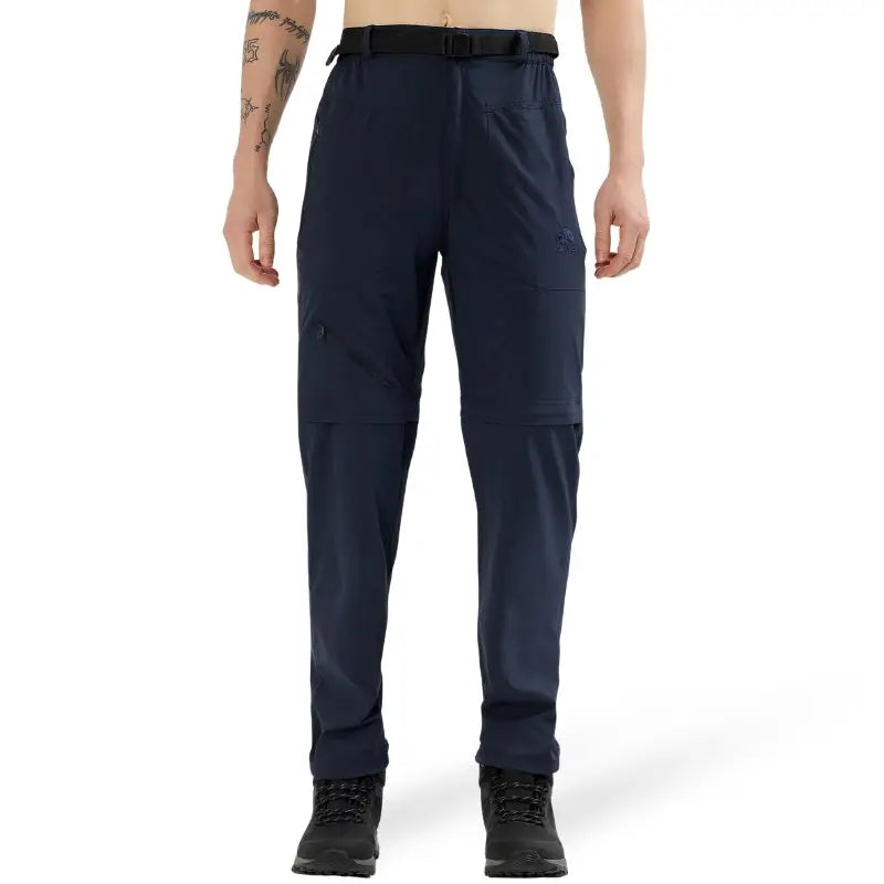 Lammer Men’s Four-Way Nylon Convertible Cargo Pants - Navy / M - Cargos and Pants