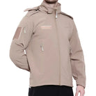 Lammer Men’s Full Sleeves Army Jacket - Khaki / M - Winter Jacket