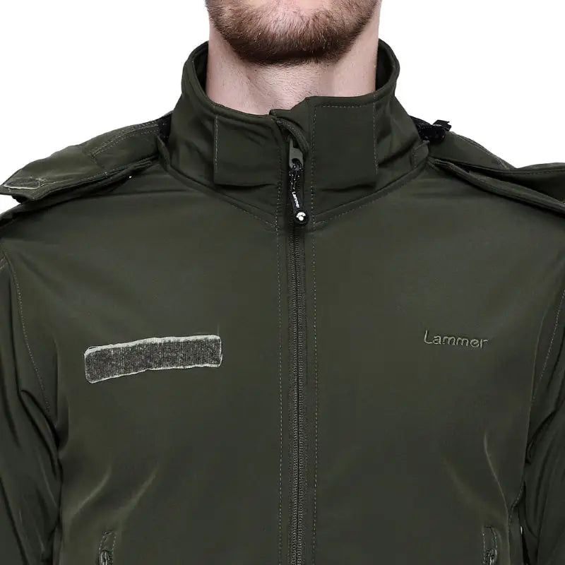 Lammer Men’s Full Sleeves Army Jacket - Winter Jacket