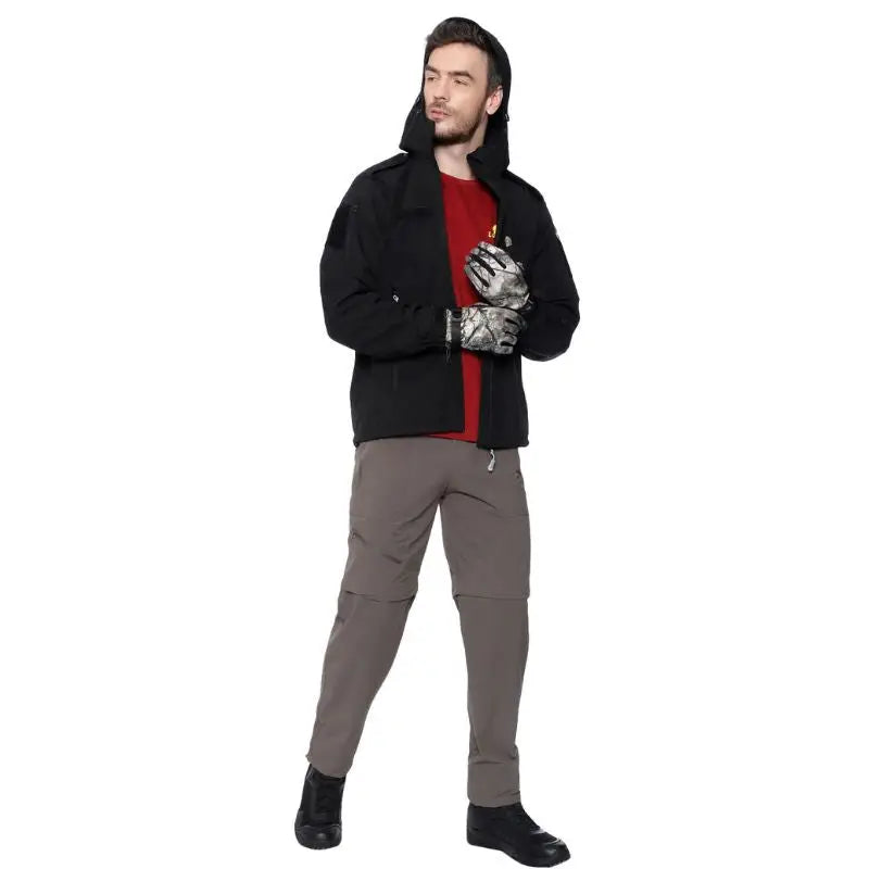 Lammer Men’s Full Sleeves Army Jacket - Winter Jacket