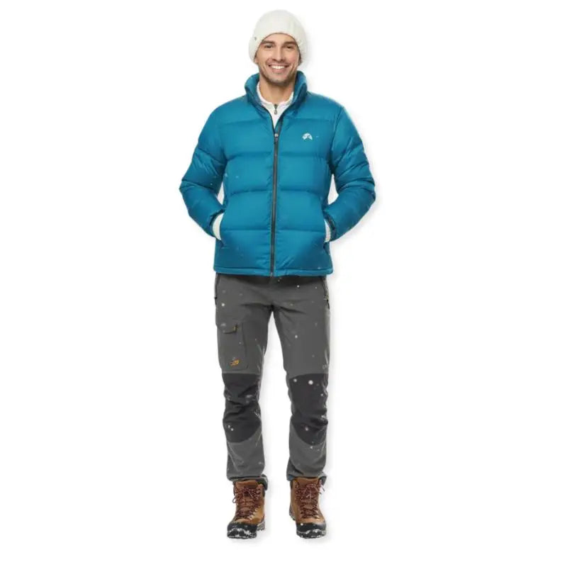 Lammer Men’s Full Sleeves Down Jacket - Blue / M - Winter Jacket
