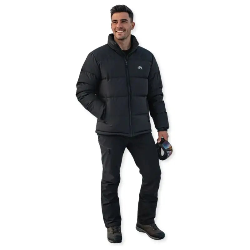 Lammer Men’s Full Sleeves Down Jacket - Grey / M - Winter Jacket