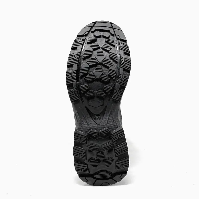 Lammer Men's High Ankle Tactical-2 Shoes in black, featuring durable material and rugged design for outdoor and tactical use.