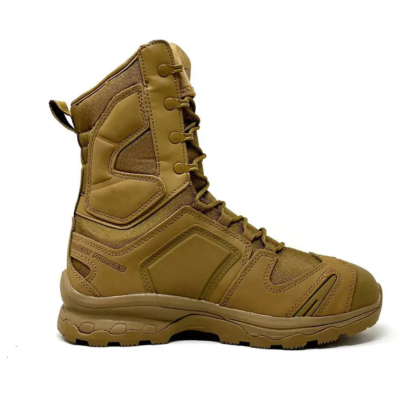 Lammer Men's High Ankle Tactical-2 Shoes in dark gray, featuring sturdy design and high ankle support for tactical or outdoor use.
