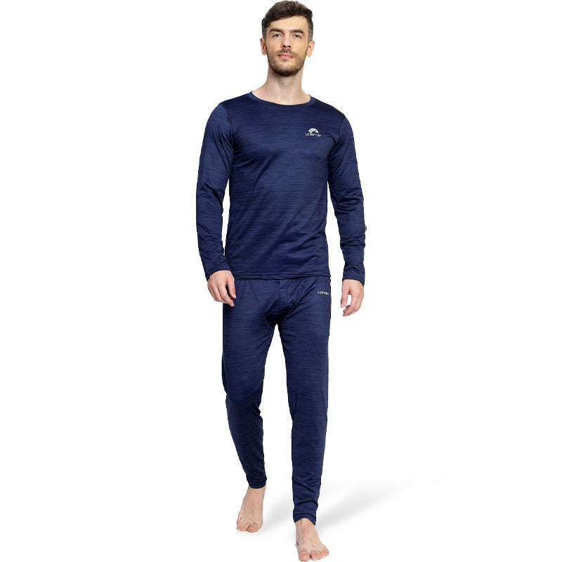 Lammer Men’s Lycra Thermal Set for Winter - Blue / M - Baselayer