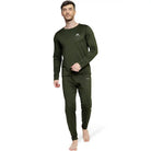 Lammer Men’s Lycra Thermal Set for Winter - Green / M - Baselayer