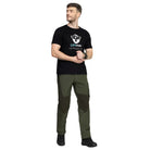 Lammer Men’s Mojo Slub Cotton Eagle Printed T-shirt - T-shirt