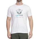 Lammer Men’s Mojo Slub Cotton Eagle Printed T-shirt - White / S - T-shirt