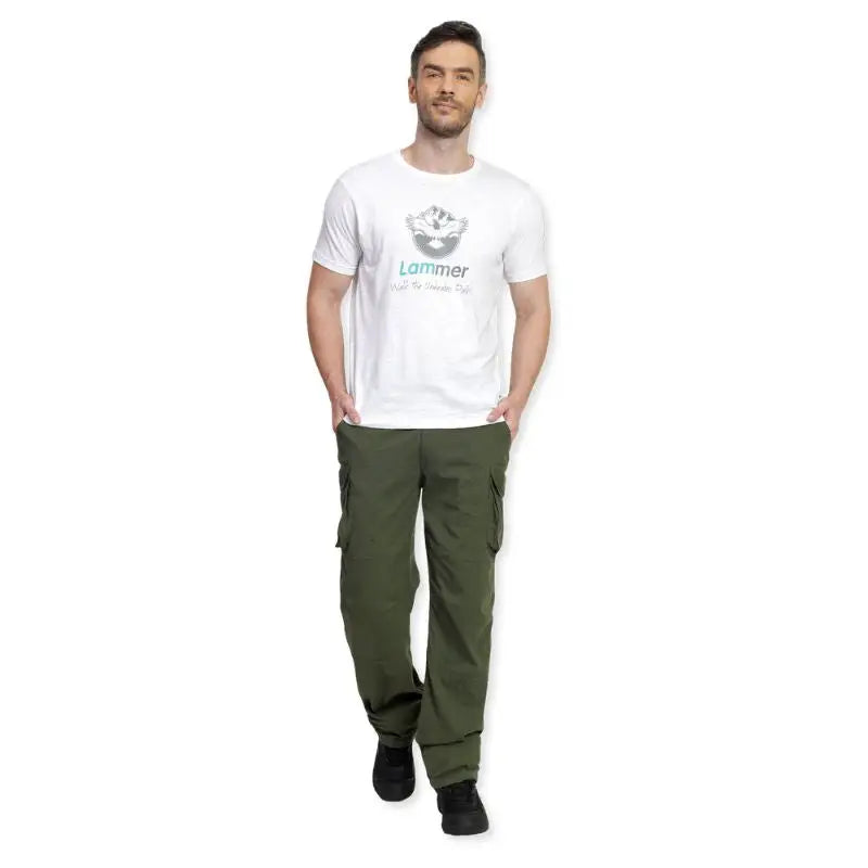 Lammer Men’s Nylon Blended Yarn with Elastane Pant - Cargos and Pants