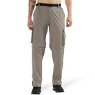 Lammer Men’s Outdoor RipStop Convertible Pants - Light Grey / M - Cargos and Pants