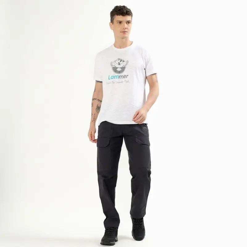 Lammer Men’s Premium Heavy Cotton Multi Pockets Cargo Pants - Cargos and Pants