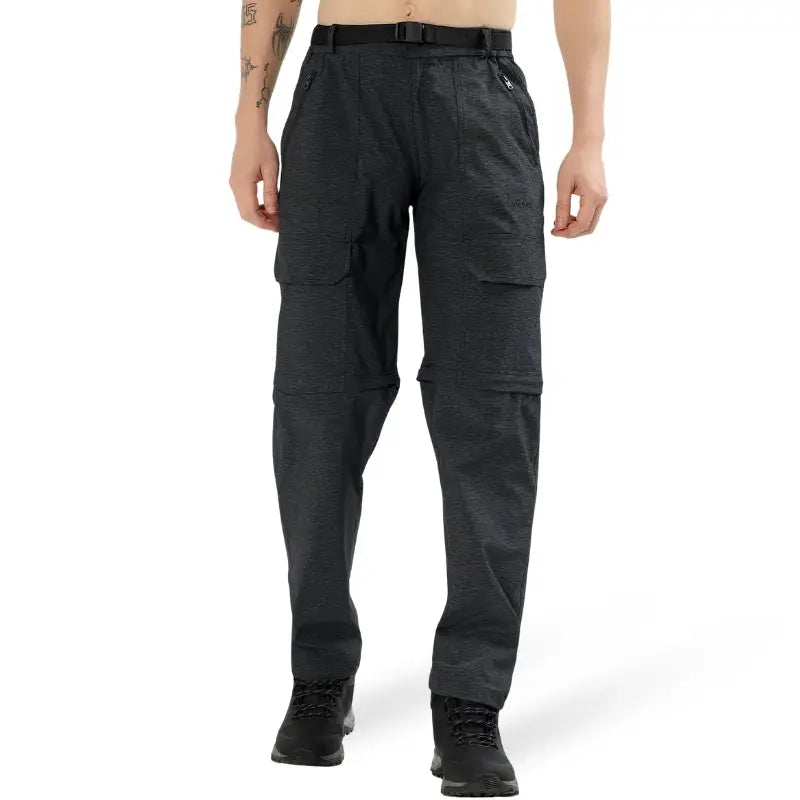 Lammer Men’s Ripstop 6 Pockets Nylon Trekking Pants - Black / M - Cargos and Pants
