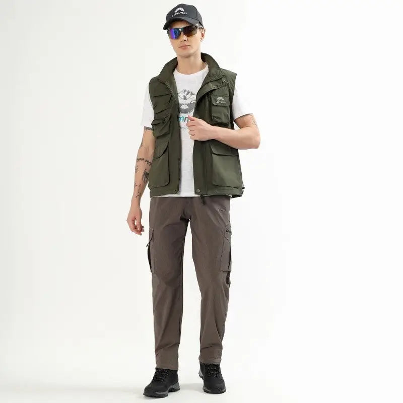 Lammer Men’s Ripstop 6 Pockets Nylon Trekking Pants - Cargos and Pants