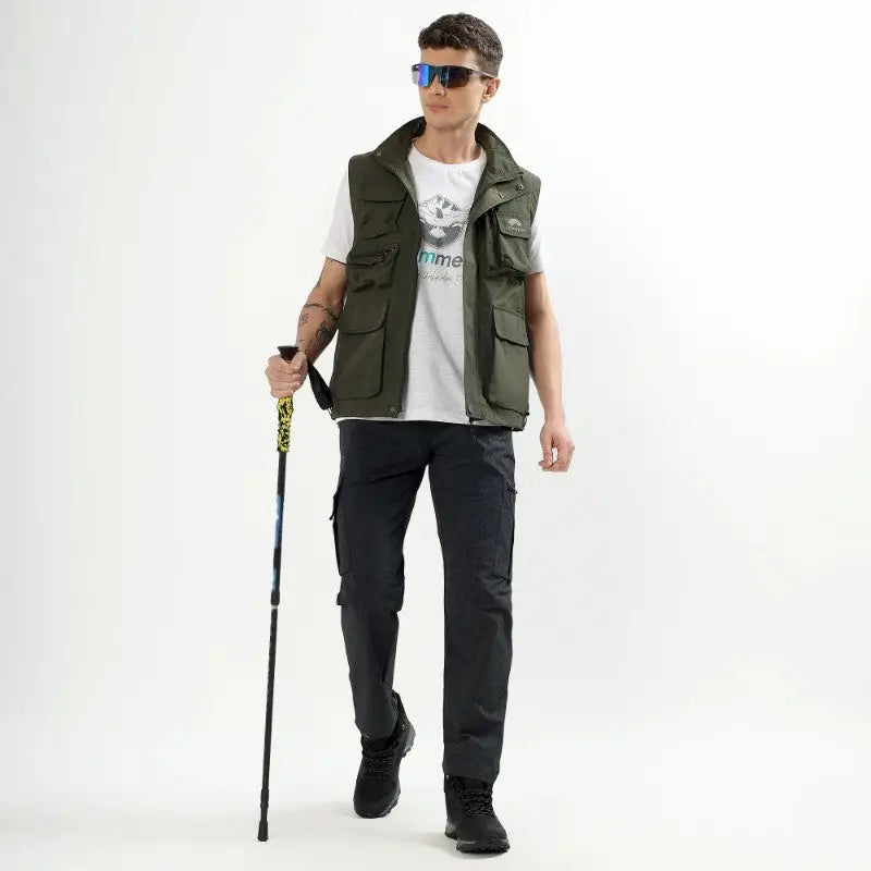 Lammer Men’s Ripstop 6 Pockets Nylon Trekking Pants - Cargos and Pants