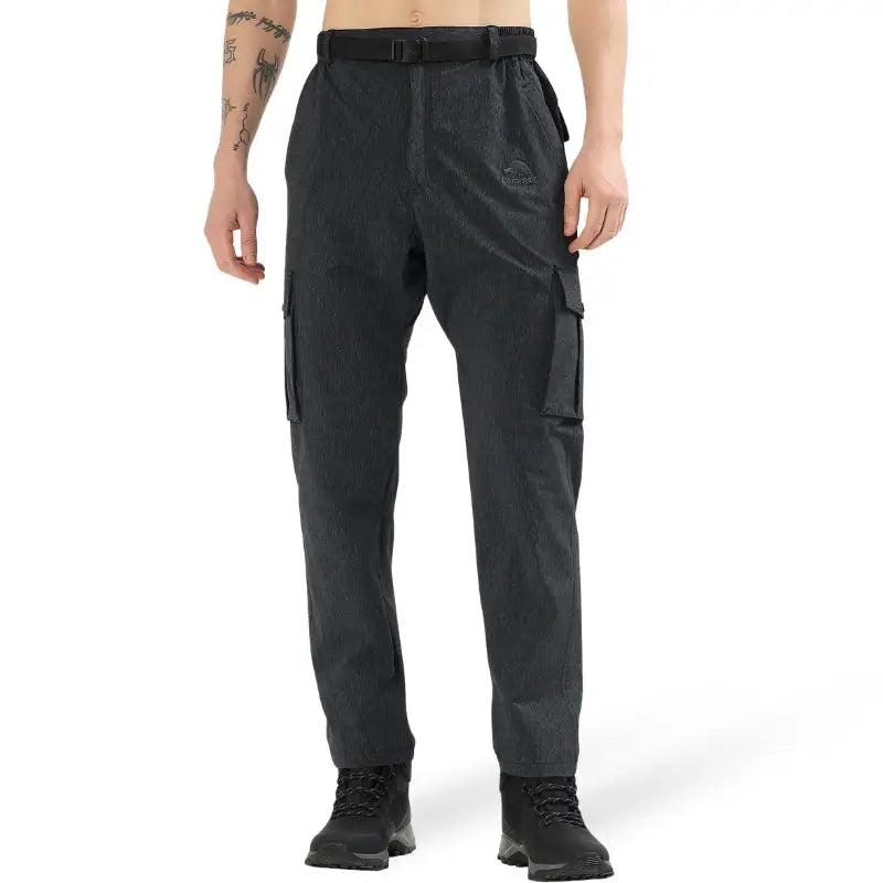 Lammer Men’s Ripstop Nylon 4-Way Stretch Trekking Pants - Black / M - Cargos and Pants