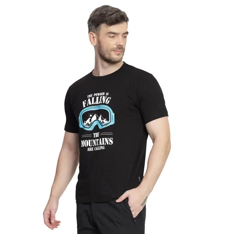 Lammer Men’s Ski Cotton Printed T-shirt - T-shirt