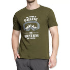 Lammer Men’s Ski Cotton Printed T-shirt - Green / S - T-shirt
