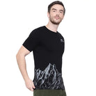 Lammer Men’s Slub Cotton Mountain Printed T-shirt - T-shirt