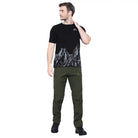 Lammer Men’s Slub Cotton Mountain Printed T-shirt - T-shirt