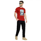 Lammer Men’s Slub Cotton Sunrise Printed T-shirt - T-shirt